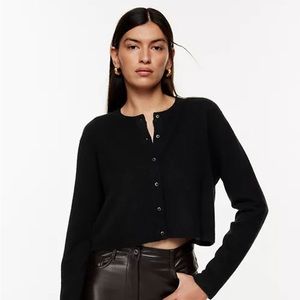 Aritzia Sicily Cardigan in Black Wilfred